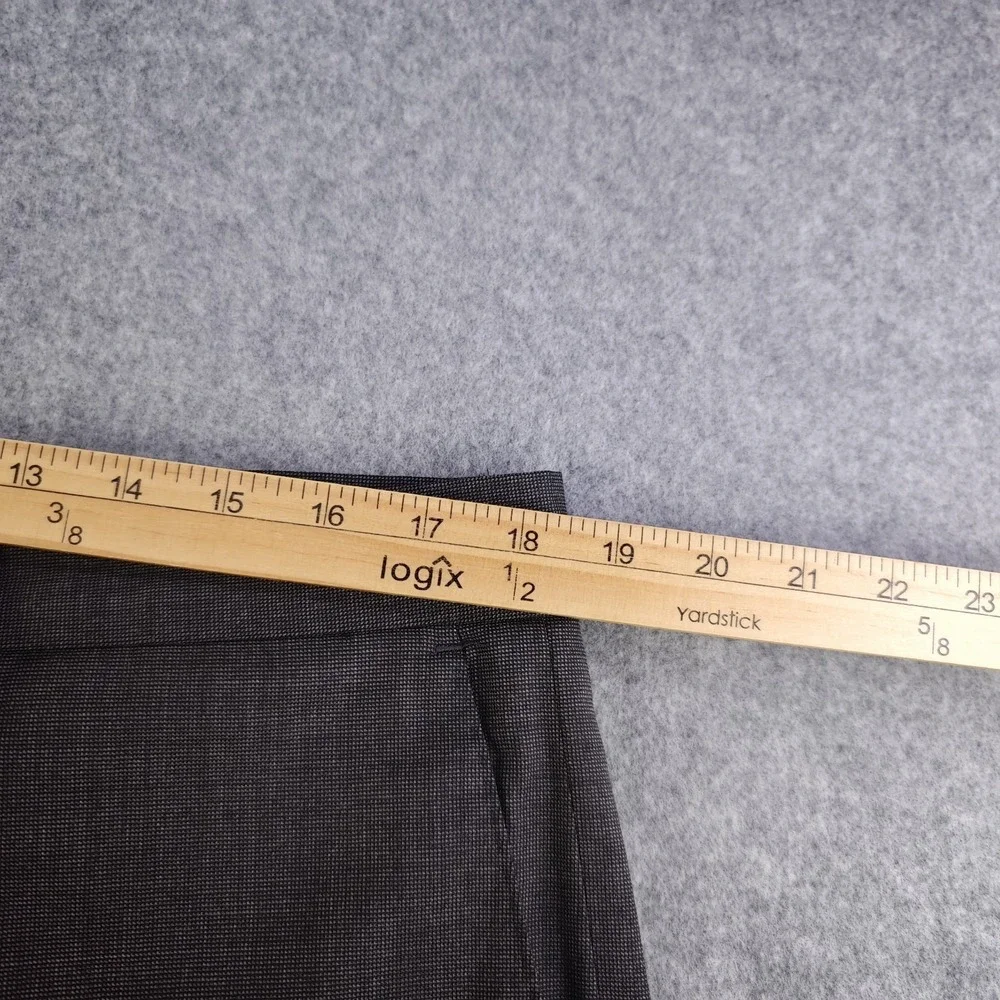 Banana Republic Dress Pants Mens 35R Tailored Slim Fit Gray Wool Reda Flexo